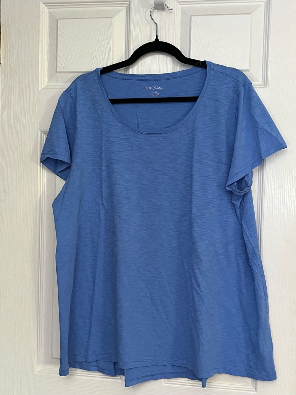 Lilly Pulitzer Scoop Neck Short Sleeve Tee - Blue